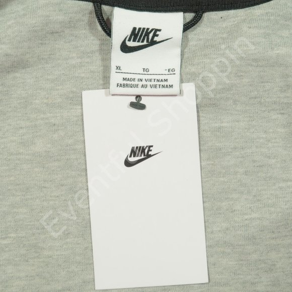Nike Women's Sportswear Tech Fleece Windrunner Hoodie Jacket in Gray Size XL - Picture 6 of 9